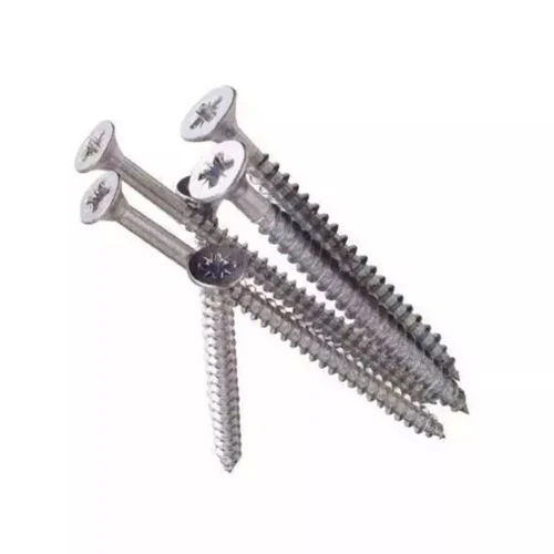 5X75 Chipboard Screw - Color: Silver