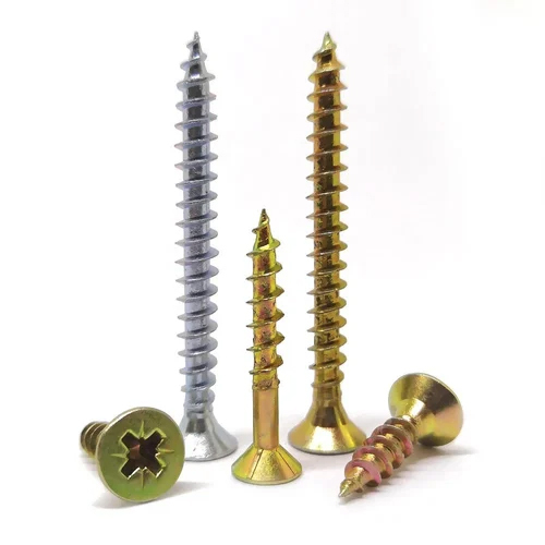 5X60 Chipboard Screw - Finish: Polished