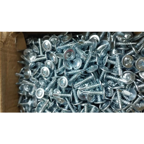 Mild Steel Truss Head Self Drilling Screw - Color: Silver