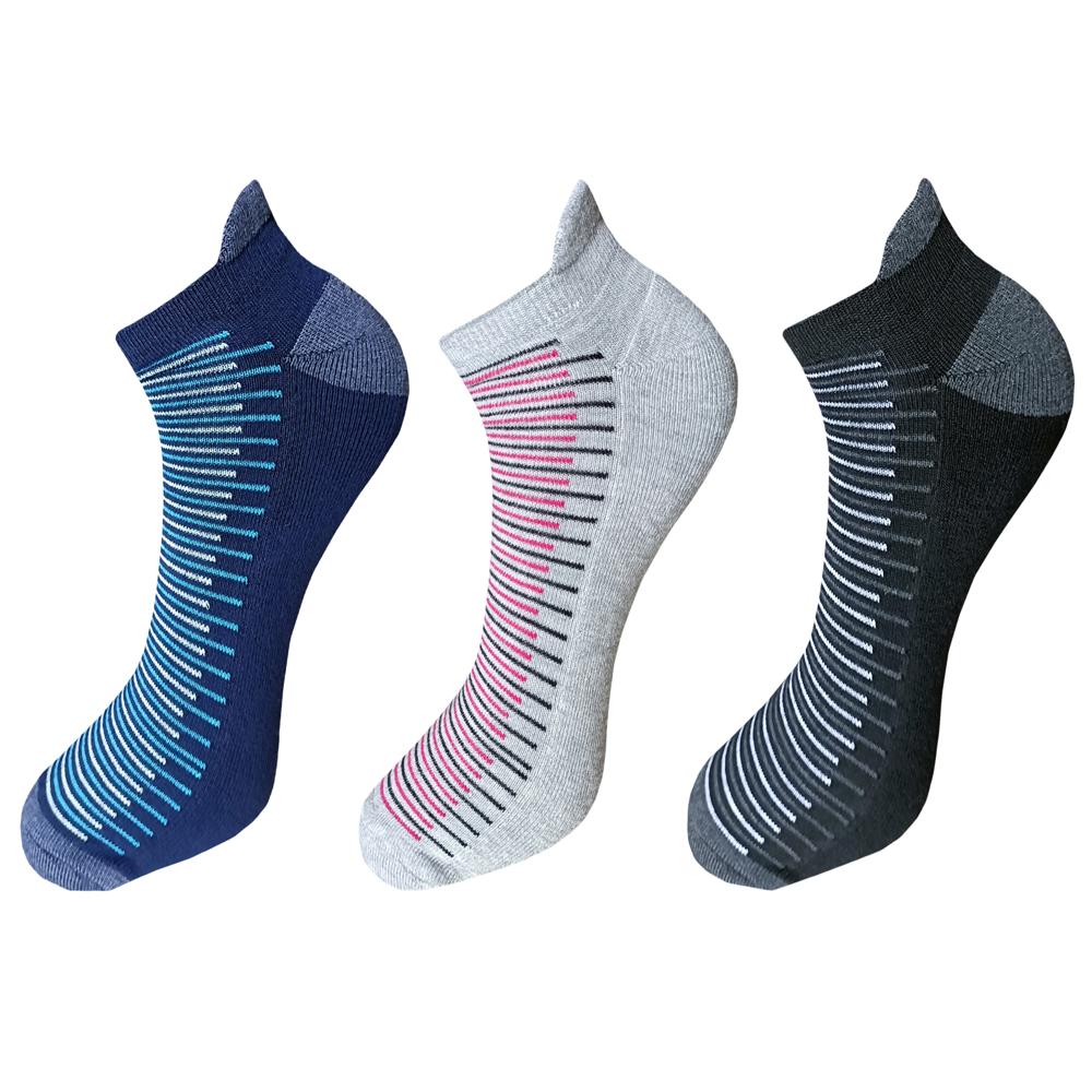 Striped Cotton Ankle Length Socks