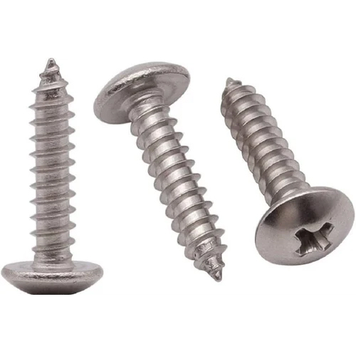 Pan Head Self Tapping Screw - Color: Silver