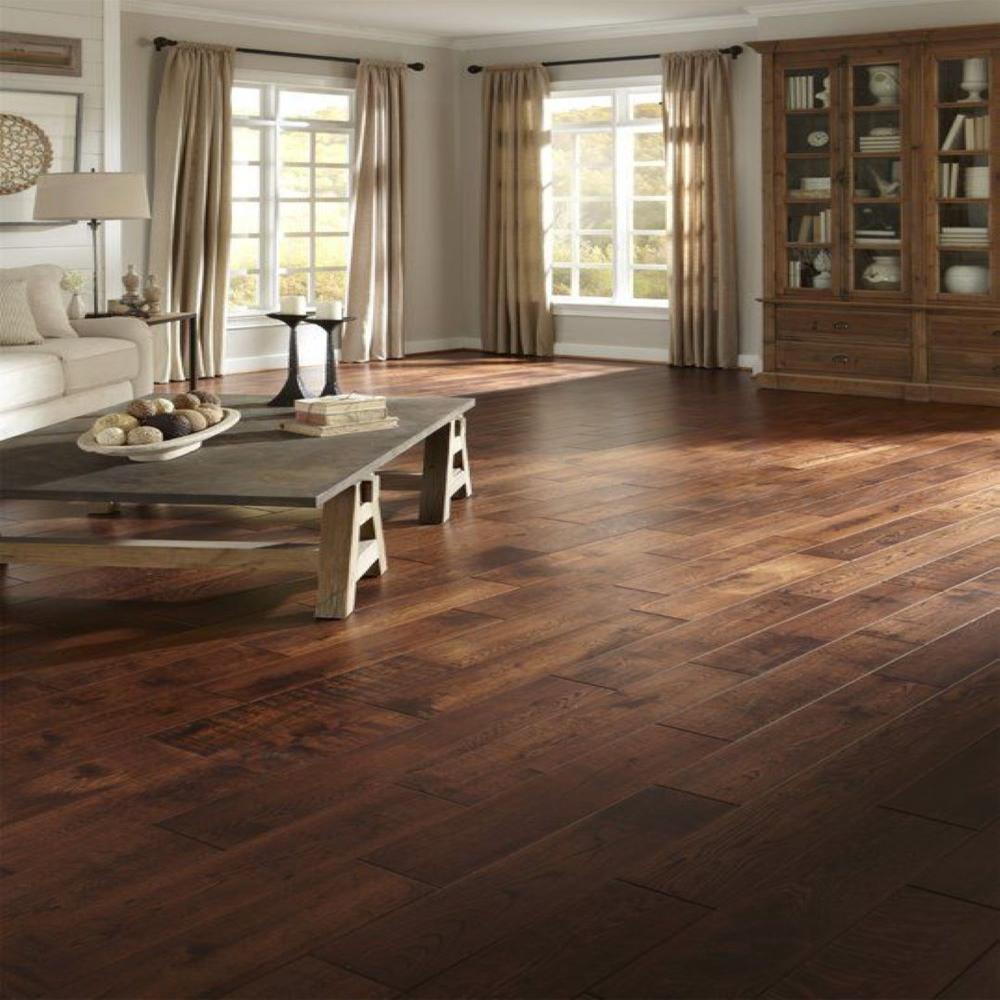 Engineered Wood Flooring - Color: Dark Brown