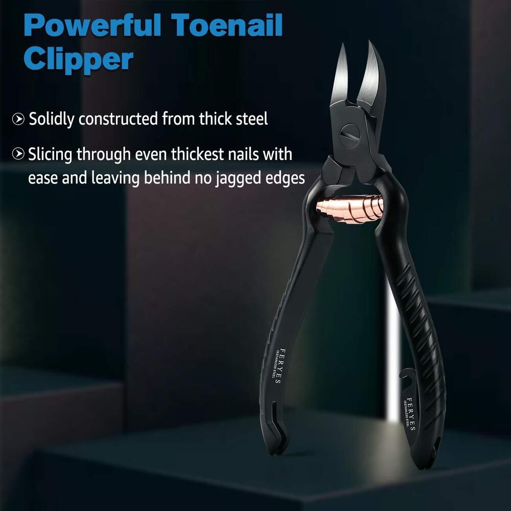 Precision Toenail Clippers - 14x4.5x1 Cm | Durable Stainless Steel, Ergonomic Design, Flexible Lock, Gift-ready Packaging