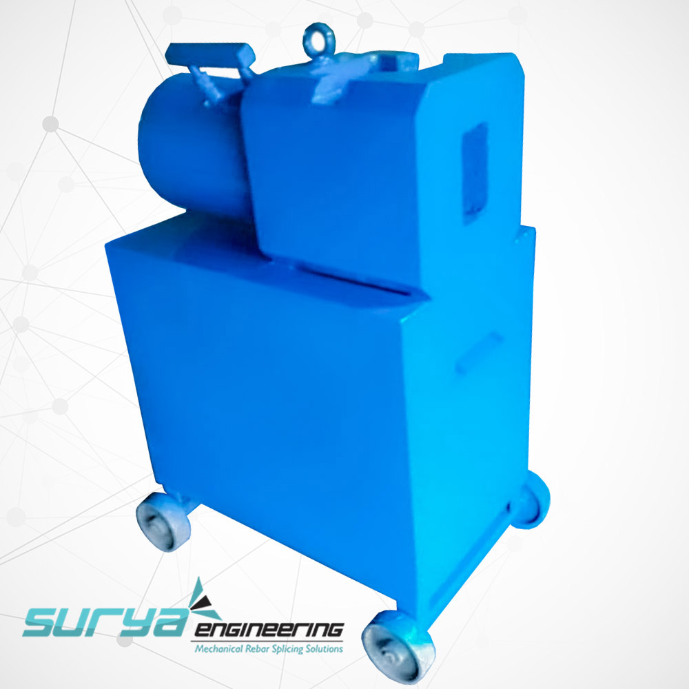 Rebar Cold Forging Machine - Color: Silver