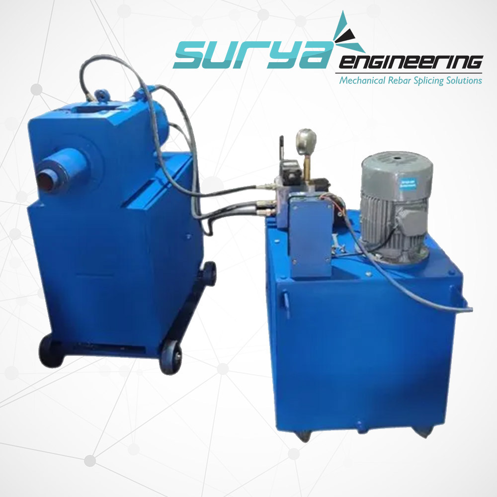 Rebar Cold Forging Machine - Color: Silver