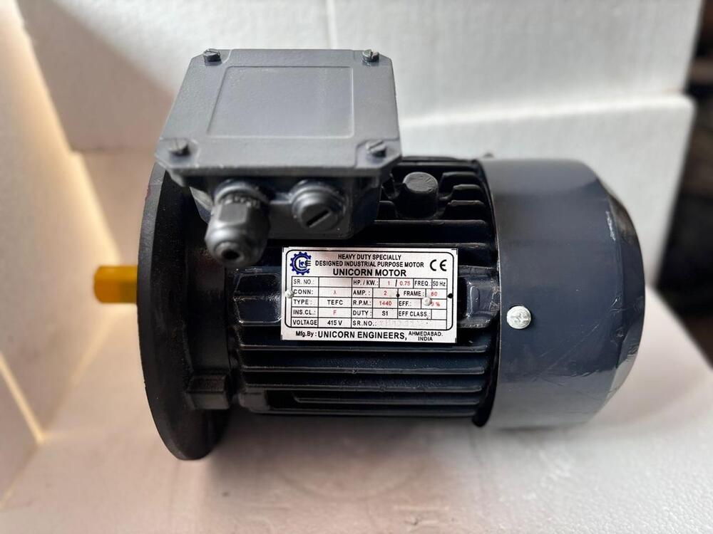 1 Hp Three Phase Motors - Color: Blue
