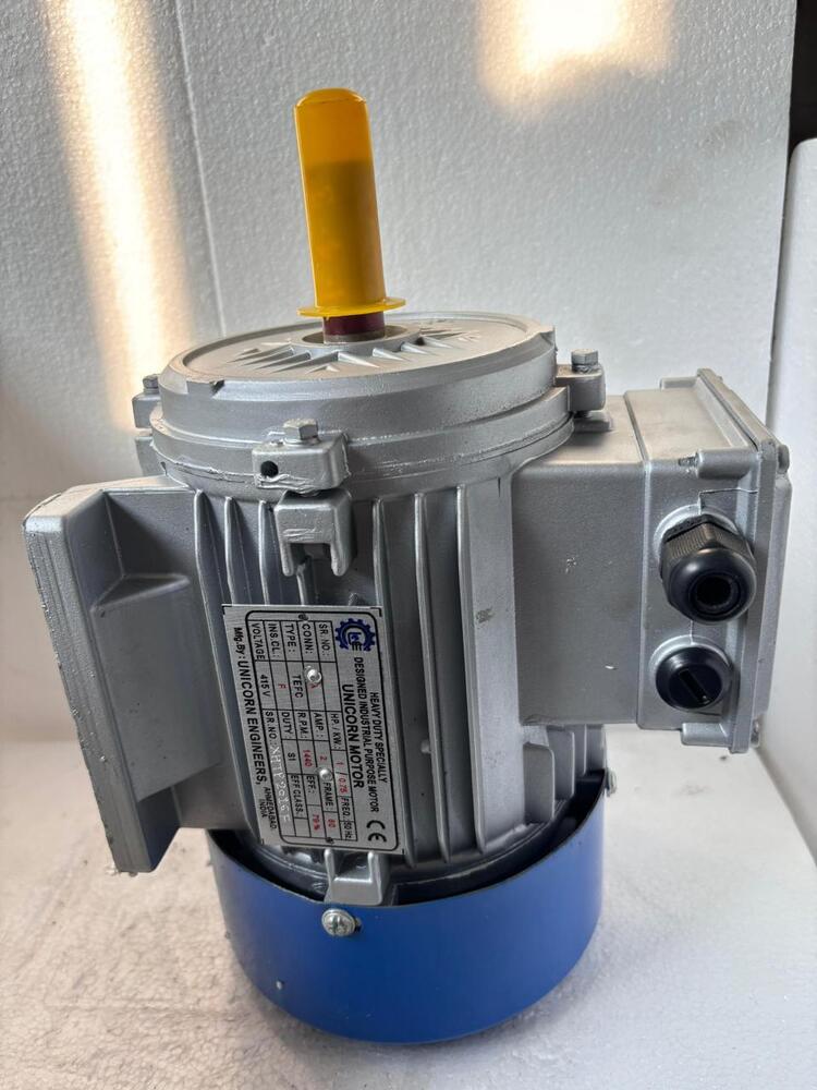 1 Hp Three Phase Motors - Color: Blue