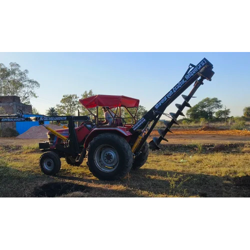 Tractor Pole Erection Machine