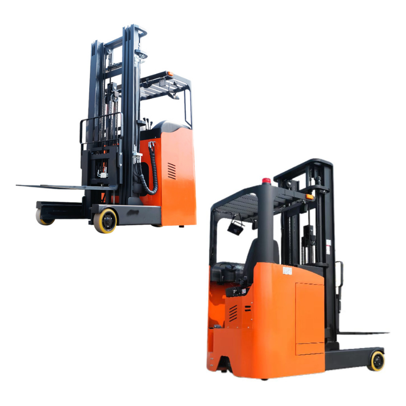 High Reach Forklift Stand-up Rider Forklift Truck With Side Shift For Warehouse