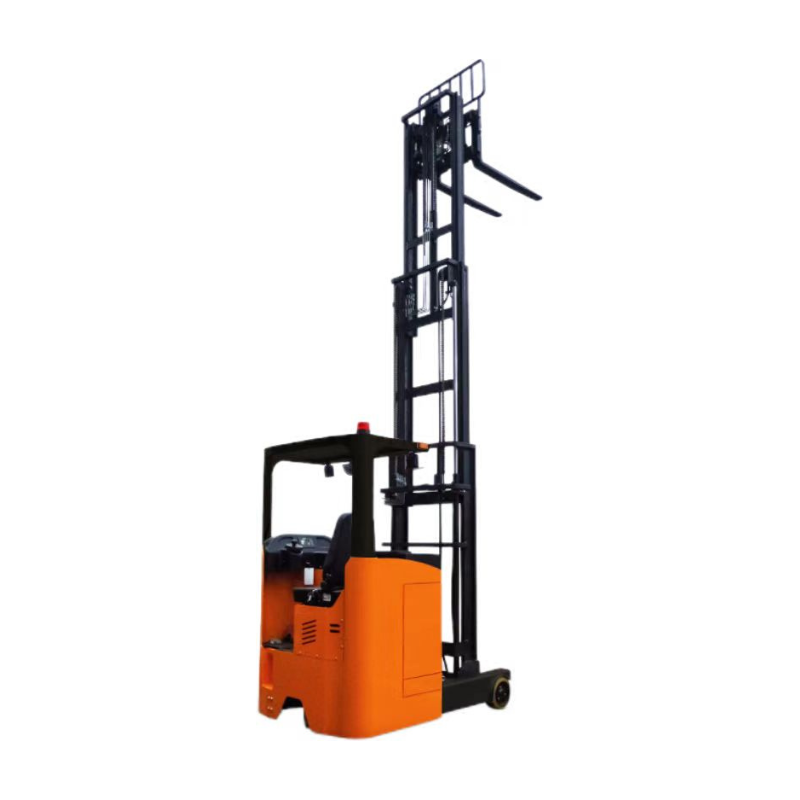 High Reach Forklift Stand-up Rider Forklift Truck With Side Shift For Warehouse