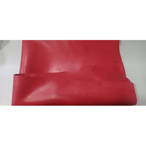 Silicone Sponge Rubber Sheet - Color: Red