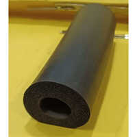 Round Sponge Rubber Gaskets - Rubber Material, 10 Mm Thickness, Black Color, Round Shape | Industrial Application, Max Temperature 250 Degree C