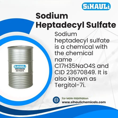 Sodium Heptadecyl Sulfate Manufacturers, Suppliers, Exporters From Vasai Mumbai