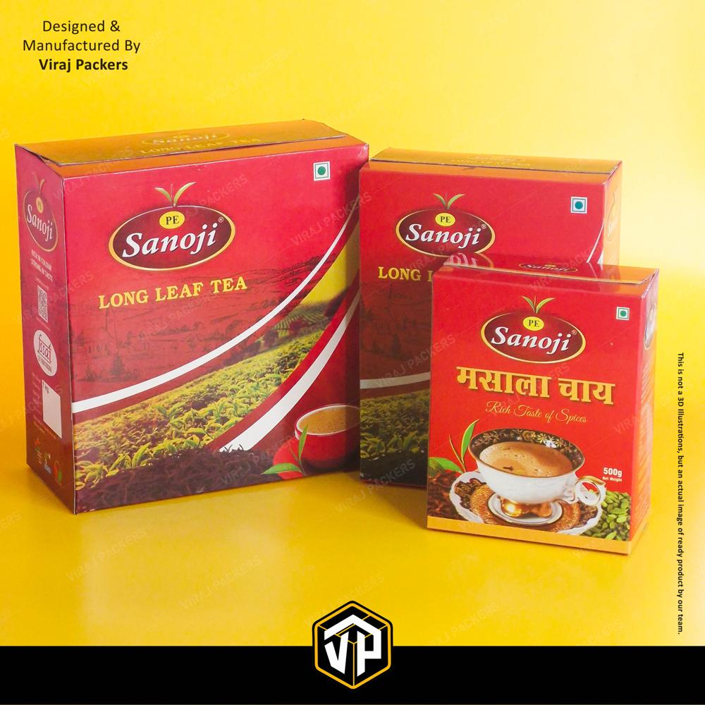 PACKAGING BOX OF TEA