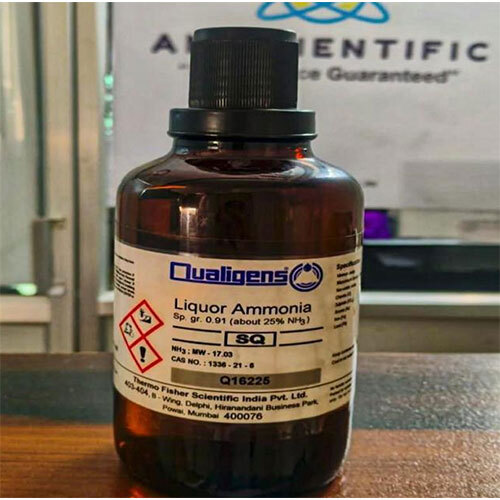 Ammonia Solution 25% SQ Qualigens 500ml