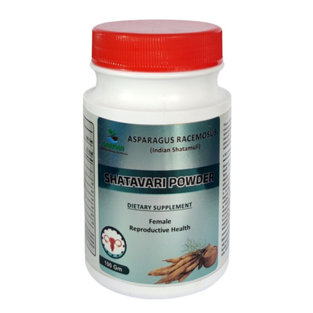 Varman'S Shatavari Powder: Female Reproductive Health Support - Best Before: 24 Months From Manufacturing Date Months