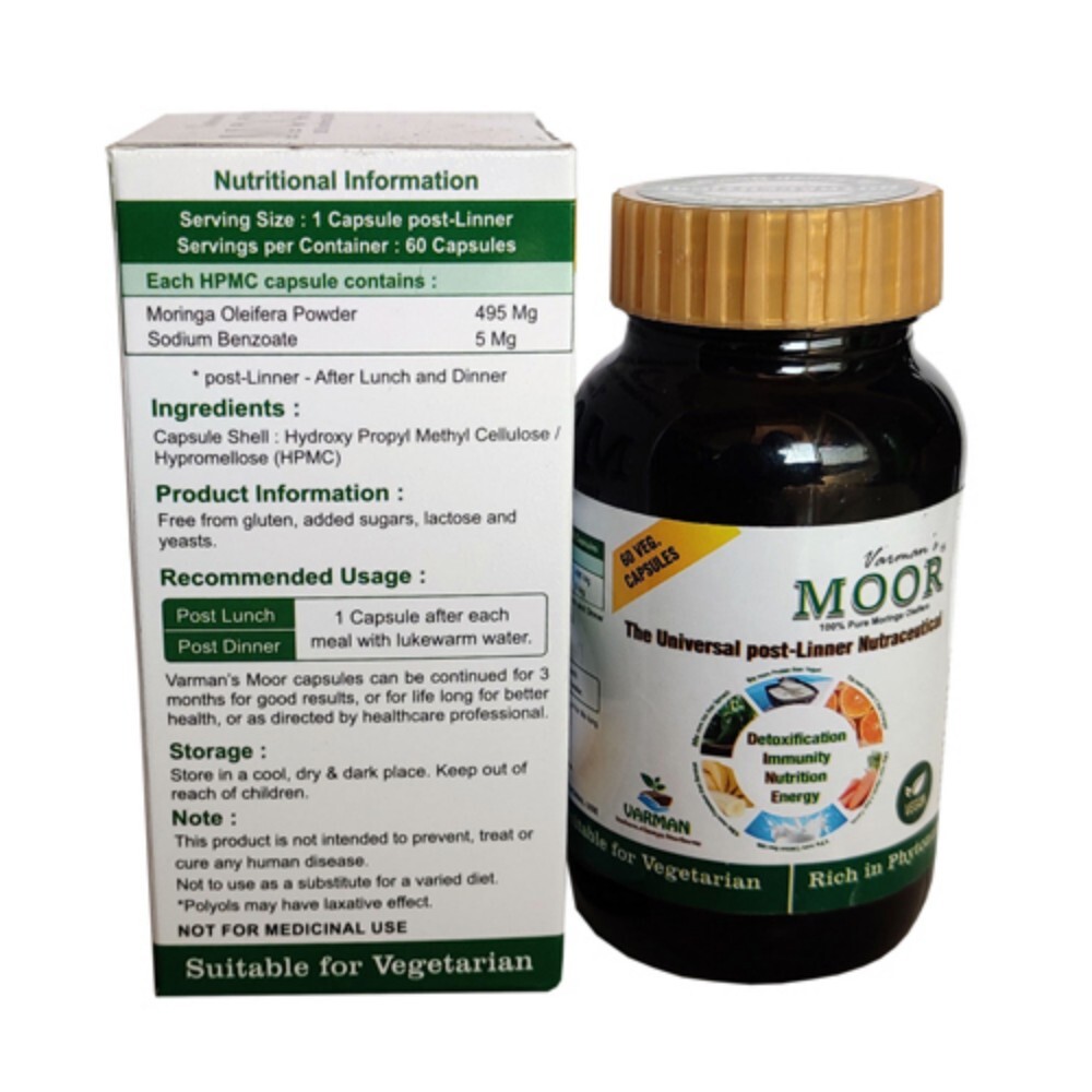 Varman'S Moor: Moringa Oleifera Veg Capsules - Age Group: For Adults
