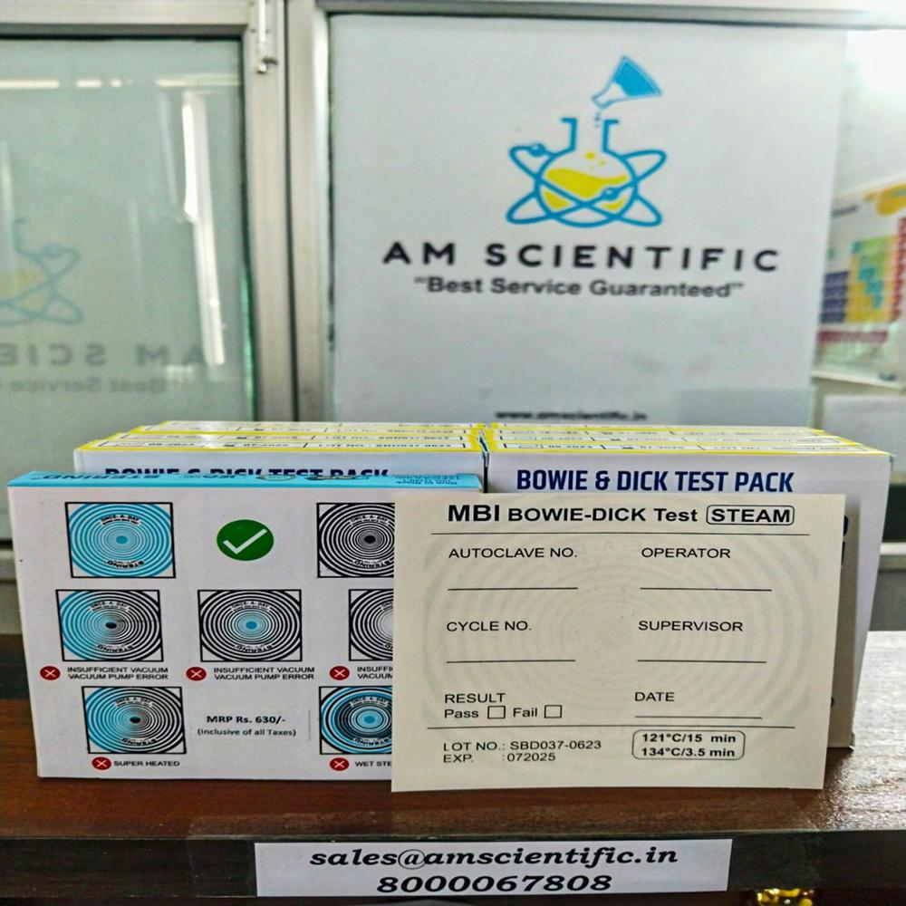 Sterind Bowie And Dick Test Pack 121 Deg 15 Mins - Grade: Laboratory Grade