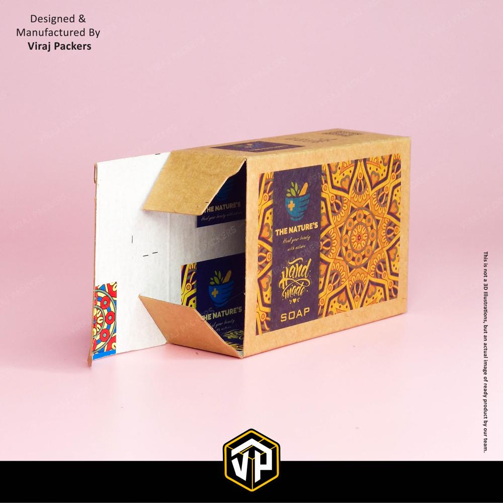 Kraft Paper Soap Box - Finishing: Glossy Lamination