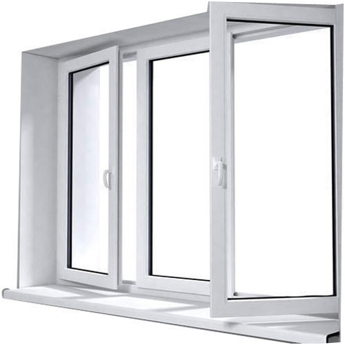 3 Door Upvc Openable Window - Coating Type: Powder Coated