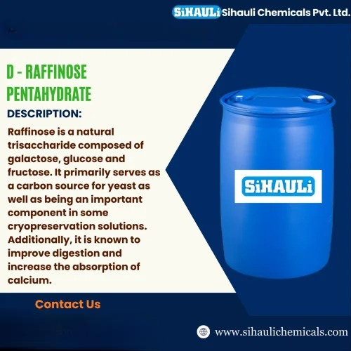 D - RAFFINOSE PENTAHYDRATE Manufacturers, Suppliers, Exporters From Vasai