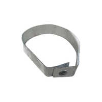 Universal Clamp - Iron Material, Standard Size, Silver Color | Round Shape, High Standard Quality For Versatile Secure Applications