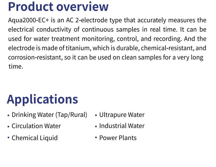 Online Electric Conductivity Analyzer