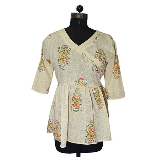 Cotton Short Kurti - Size: Small