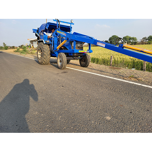 Pole Erection Machine With Tractor