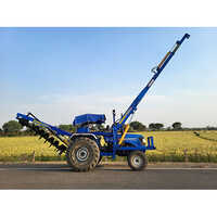 Pole Erection Machine With Tractor