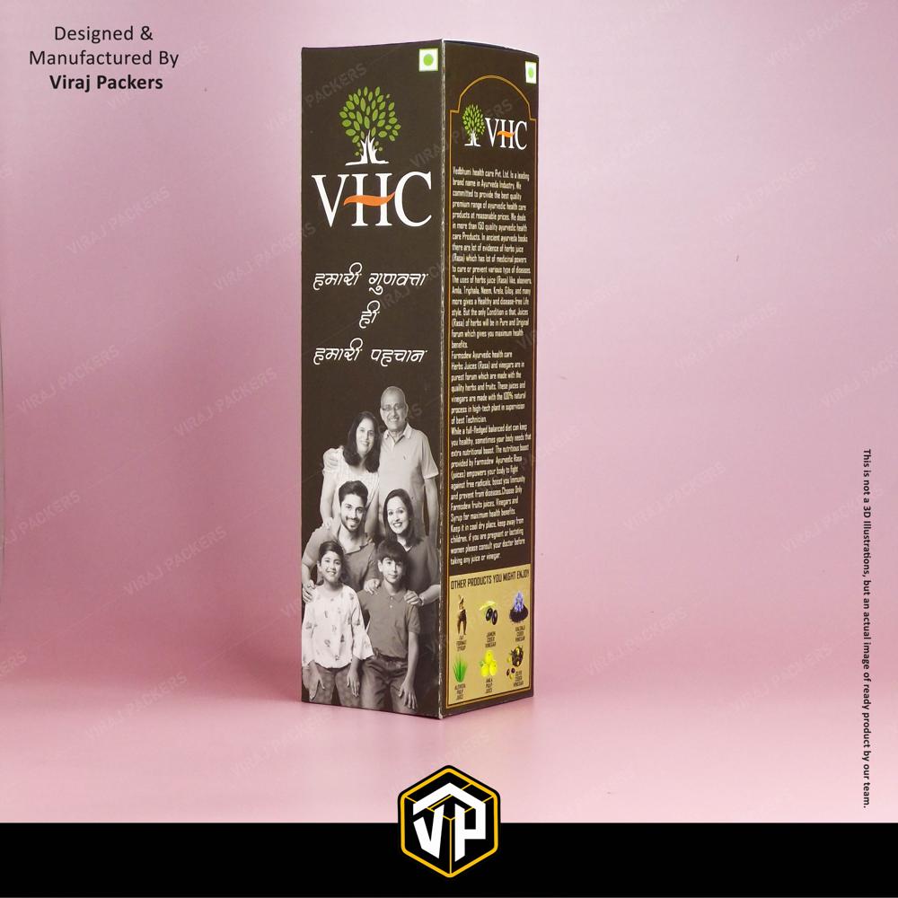 Customize Serum Packaging Boxes - Finishing: Glossy Lamination