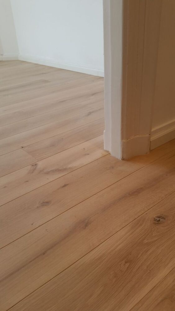 Straight Plank Pattern Engineered Flooring - Color: Light Brown