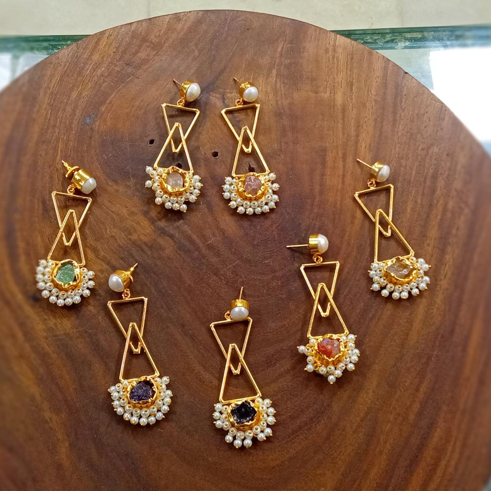 Druzy Earring - Color: All Color