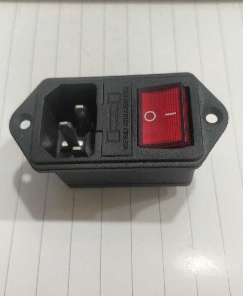 AC-04 SOCKET WITH UPS SWITCH FUSE