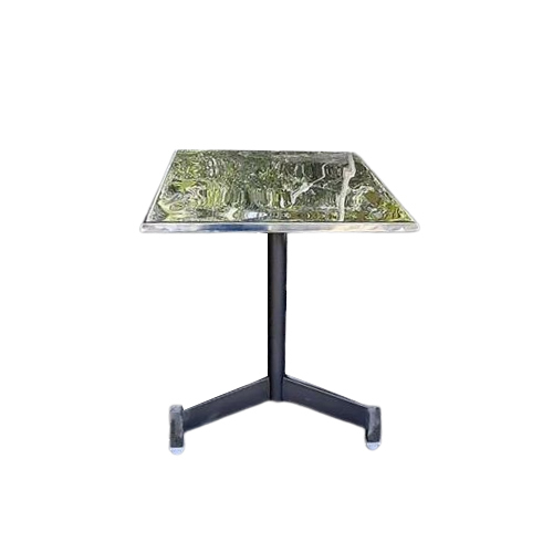 Hotel Stainless Steel Table - Color: Silver