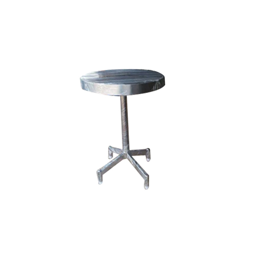 Hotel Stainless Steel Round Table - Color: Silver