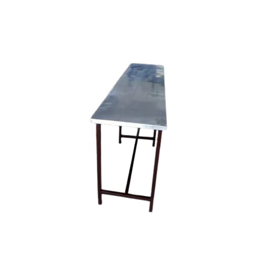 Silver Stainless Steel Canteen Table - Design: Standard