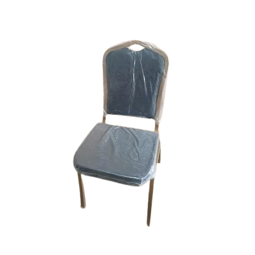 Stainless Steel Chair Without Armrest - Color: Black