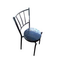 Restaurant Stainless Steel Dining Chair - Color: Silver