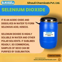 Selenium Dioxide Manufacturers, Suppliers, Exporters - 100% Technical Grade, White Or Creamy-white Crystalline Powder, Melting Point 340â°c, Density 3.954 G/cmâ³