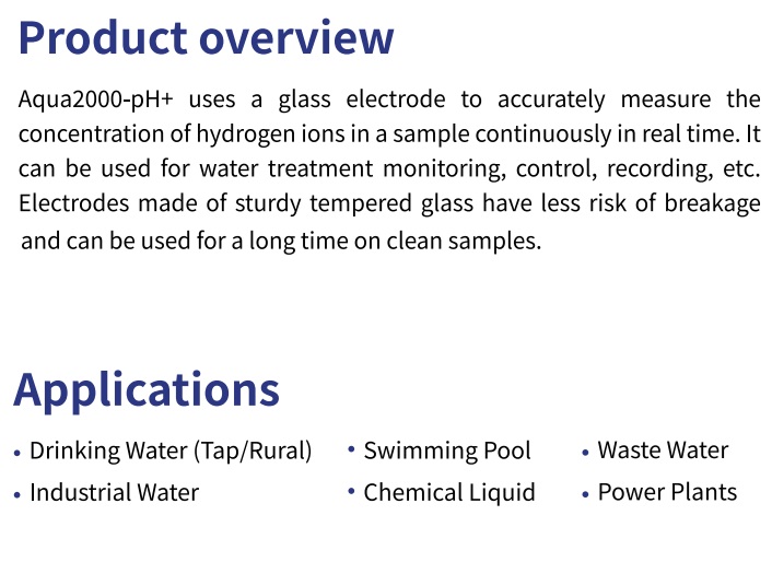  Online pH Analyzer - Aqua 2000 ph+