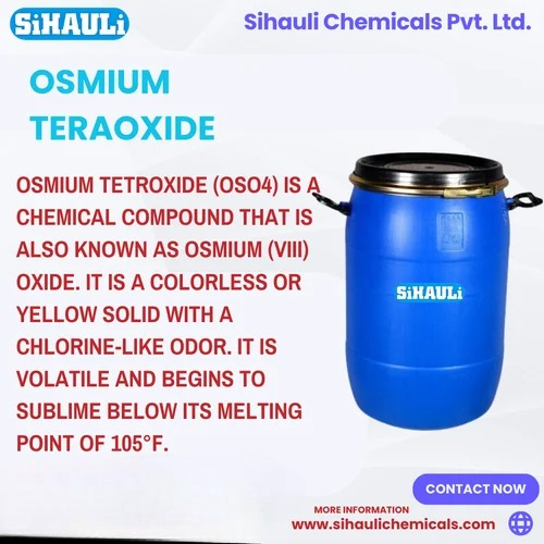 Osmium Teraoxide Manufacturers, Suppliers, Exporters From Vasai Mumbai