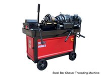 Orange Sf-40 Rebar Chaser Threading Machine  (with 3 Set Chaser) - Color: Red & Black
