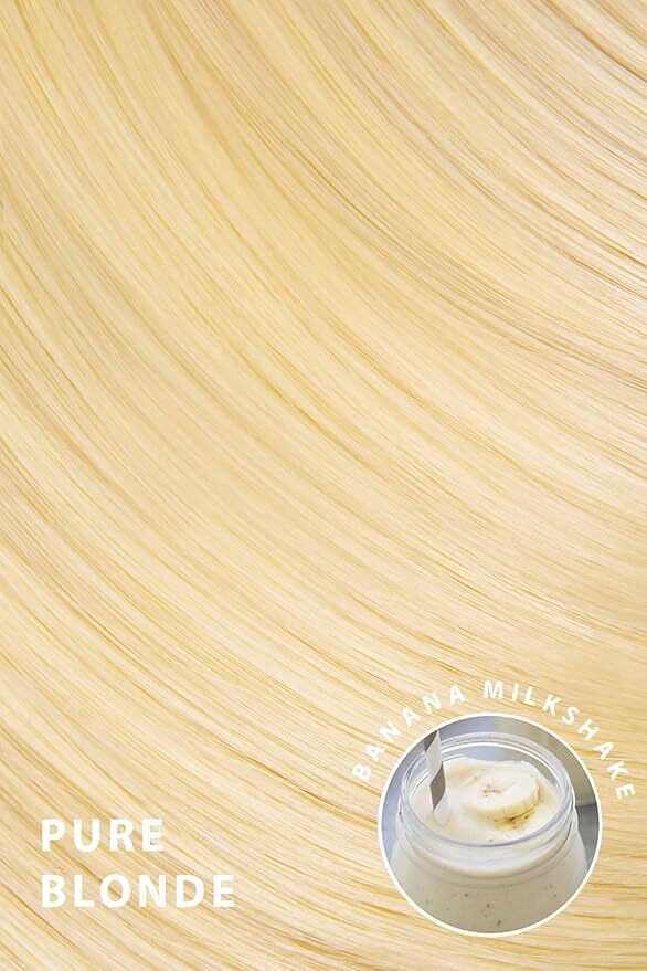 613 Blonde Hair Natural Wavy Clip In Hair Extensions 5- Piece Set Light Blonde