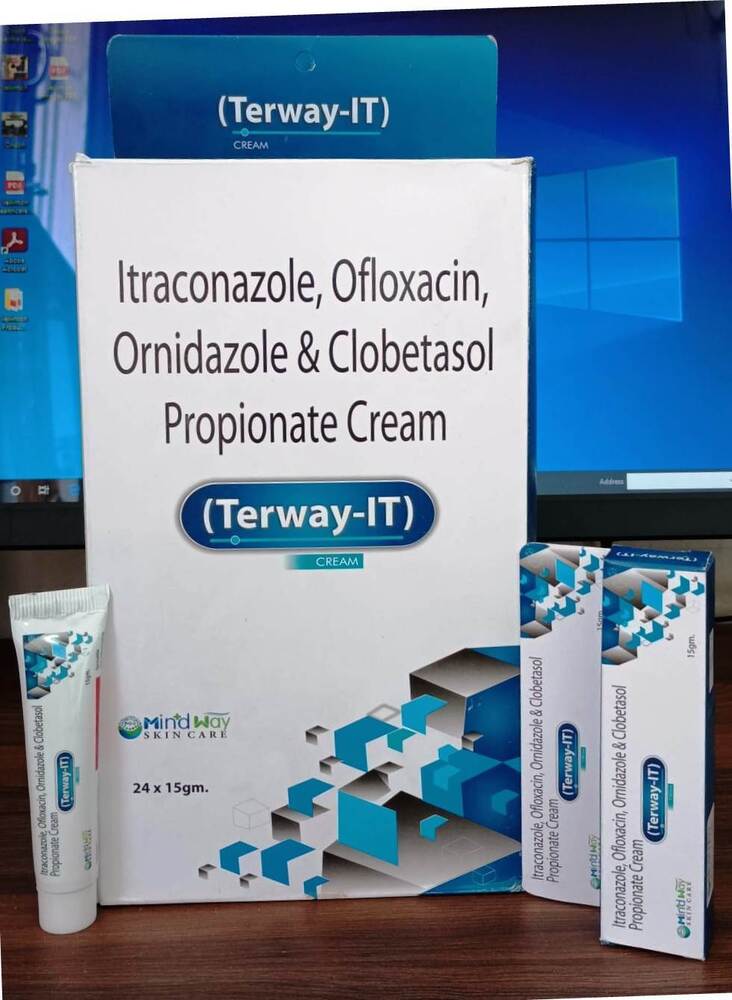 Itraconazole, Ofloxacin, Ornidazole and Clobetasol Propionate cream