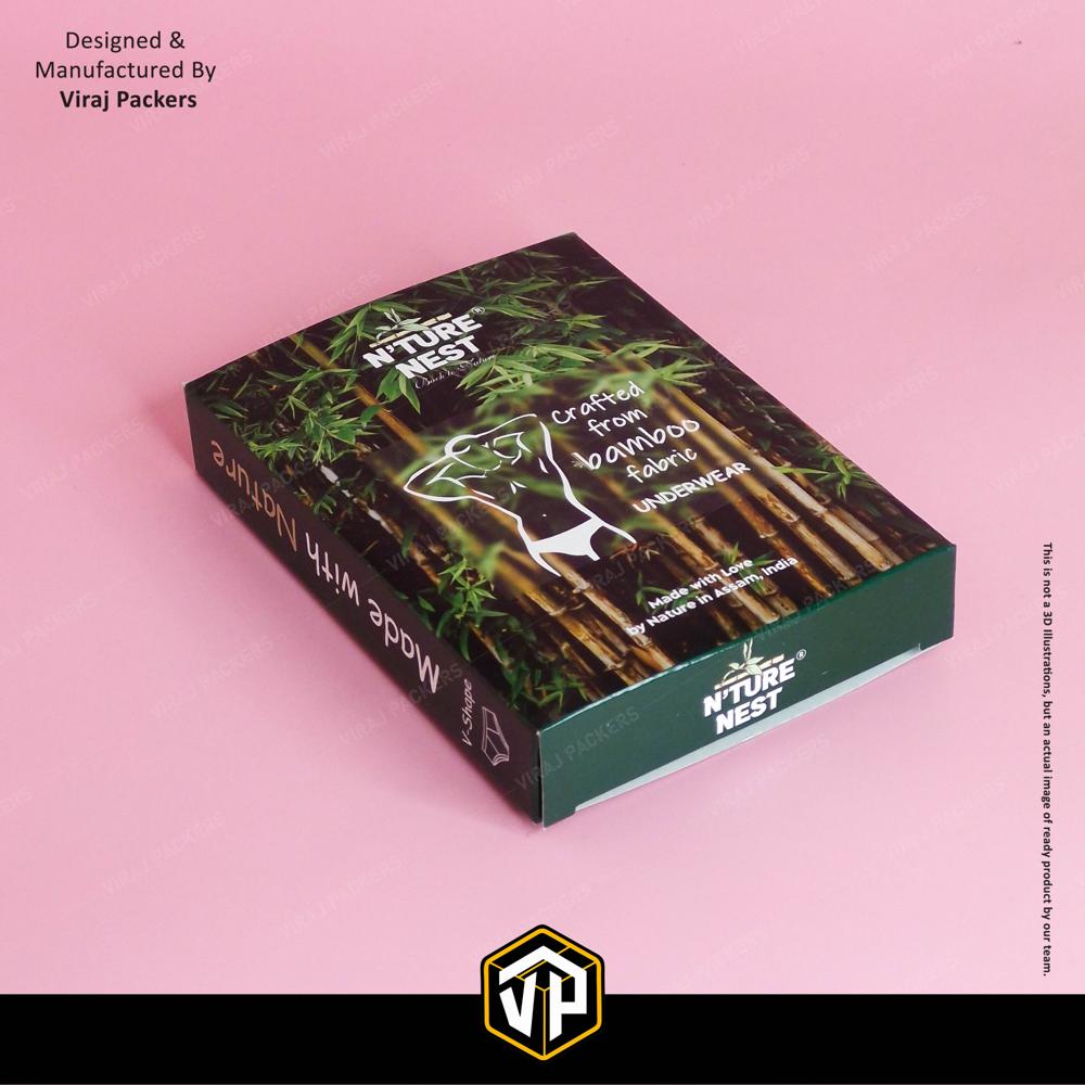 Designer Undergarments Boxes - Finishing: Glossy Lamination