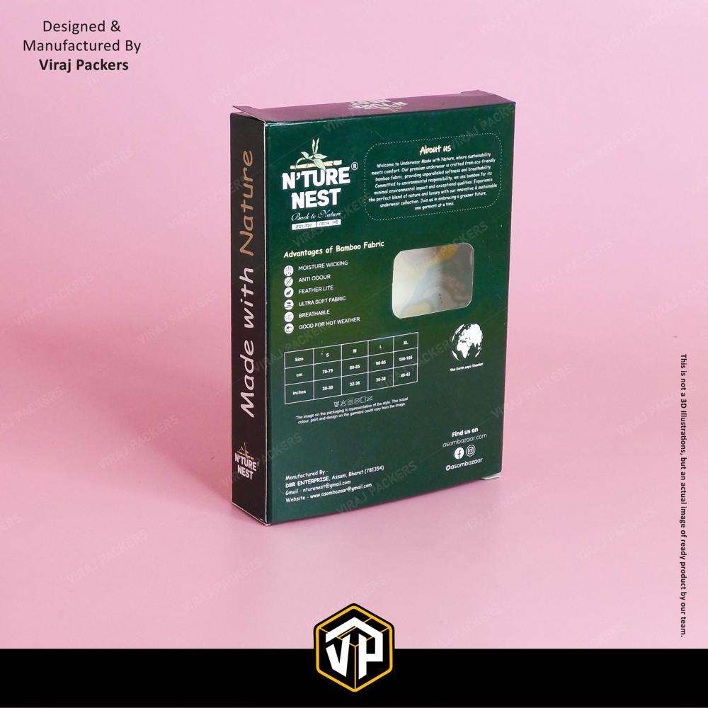 Designer Undergarments Boxes - Finishing: Glossy Lamination