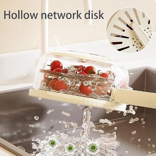 2 in 1 Drain Basket With Handle
