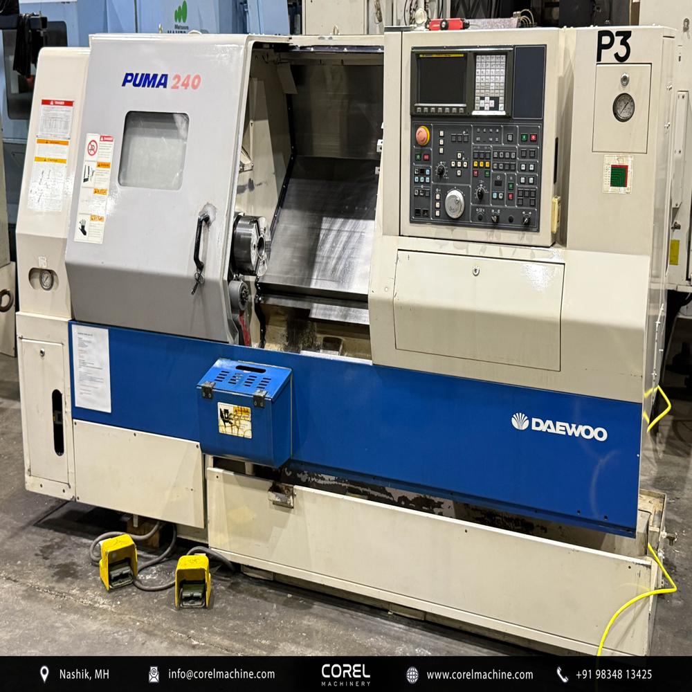DAEWOO DOOSAN PUMA 240B CNC LATHE
