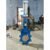 Pneumatic Gate Valve - Color: Blue